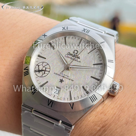 오메가 Constellation Chronometer 131.30.41.21.99.001 Meteorite Dial 1:1 Best Clone V+ 팩토리