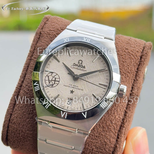 오메가 Constellation Chronometer 131.23.41.21.03.001 Meteorite Dial 1:1 Best Clone V+ 팩토리