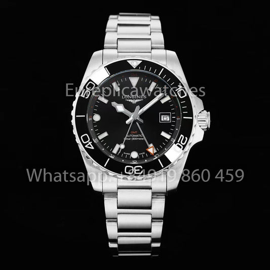 لونجين كونكويست L3.790.4.56.6 블랙 다이얼 1:1 Best Clone ETC 팩토리
