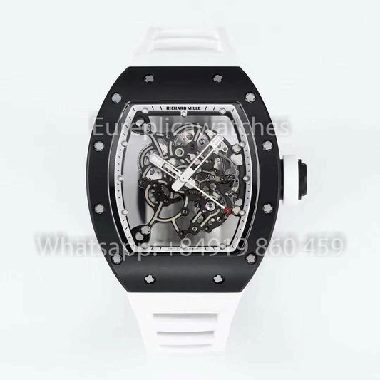RICHARD MILLE RM055 Чехол 1:1 Best Clone APS 팩토리 화이트 Ремешок