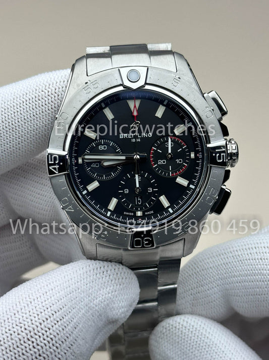 Breitling Avenger B01 크로노그래프 44 스테인리스 스틸 - AB0147101B1A1 블랙 1:1 Best Clone BLS 팩토리 SS
