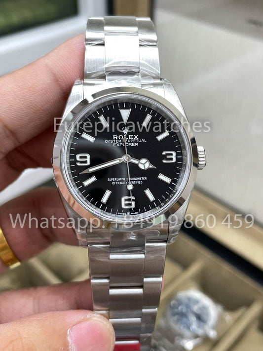 롤렉스 익스플로러 36mm M124270-0001 VS 팩토리 1:1 Best Clone 3230 Movement