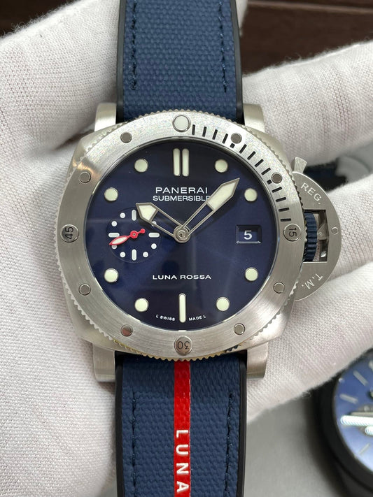 Panerai - PAM01391 Submersible QuarantaQuattro Luna Rossa 1:1 Best 에디션 VS 팩토리
