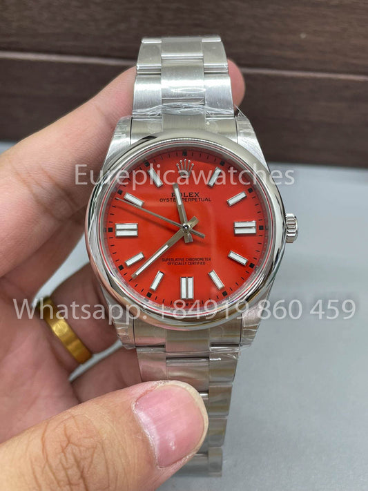 롤렉스 오이스터 Perpetual M124300 41MM 1:1 Best Clone VS 팩토리 Red Dial
