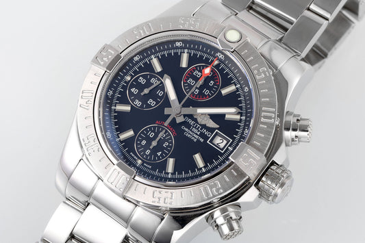 Breitling Avenger II 크로노그래프 Stainess Steel 1:1 Best Clone EF 팩토리