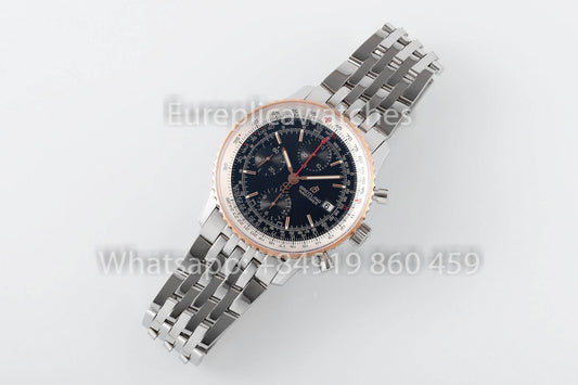 BREITLING Navitimer 크로노그래프 A13324121B1X1 블랙 다이얼 RG 1:1 Best Clone EF 팩토리