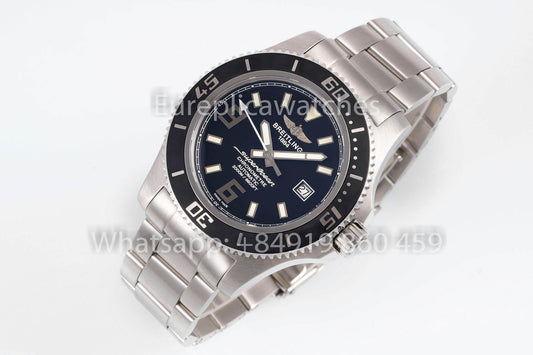 Breitling Superocean 44 A17391 1:1 Best Clone 스테인리스 스틸 EF 팩토리 화이트 Hands