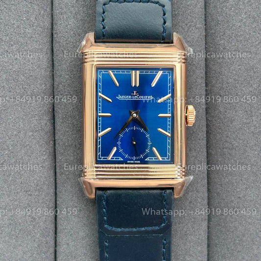 Jaeger-LeCoultre Reverso Classic Large Duoface Small Seconds 398258J MG 팩토리 1:1 Best Clone 로즈 골드