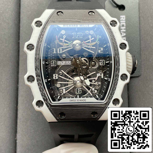 Richard Mille RM21-02 1:1 Best 에디션 RM 팩토리 투르비용 Carbon case