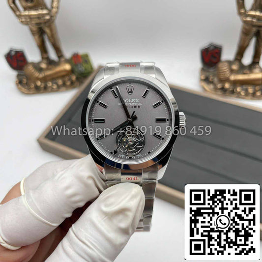 롤렉스 Milgauss 116400 LNT01HS-001 투르비용 1:1 Best 에디션 JB 팩토리 스테인리스 스틸 Case Swiss ETA3131