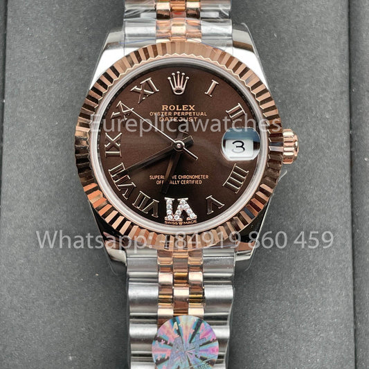 Rolex Datejust M278271-0004 31MM 1:1 Best 에디션 A+ 팩토리 브라운 다이얼