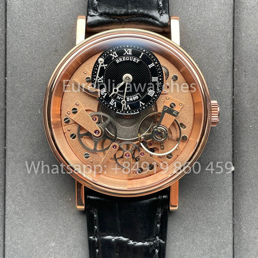 Breguet Tradition 7057BR/R9/9W6 1:1 Best 에디션 로즈 골드 Dial