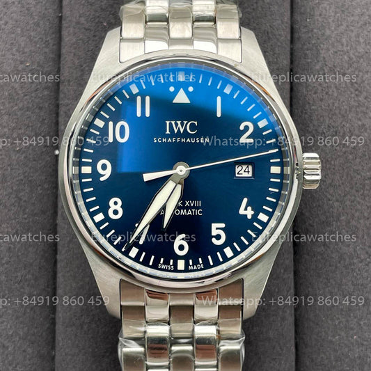 IWC Pilot IW327014 1:1 Best 에디션 V7 팩토리 블루 다이얼