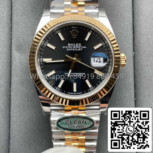 롤렉스 데이트저스트 41MM M126333-0014 1:1 Best 에디션 Clean 팩토리 옐로 골드 2024