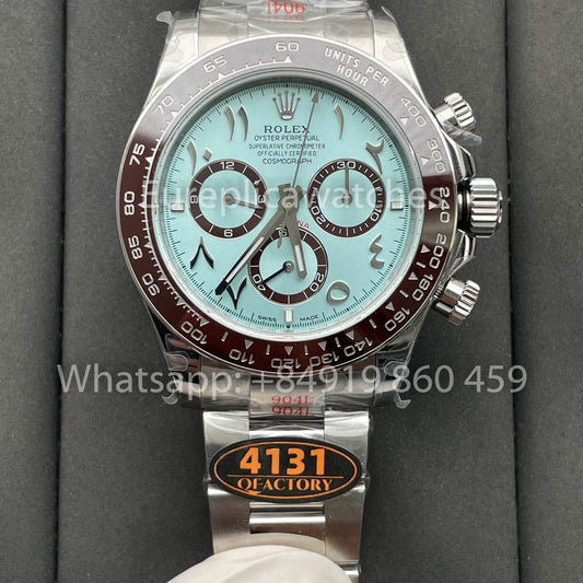 롤렉스 كوزموغراف 데이토나 m126506 الأرقام العربية الجليد 블루 다이얼 1:1 Best Clone QF 팩토리