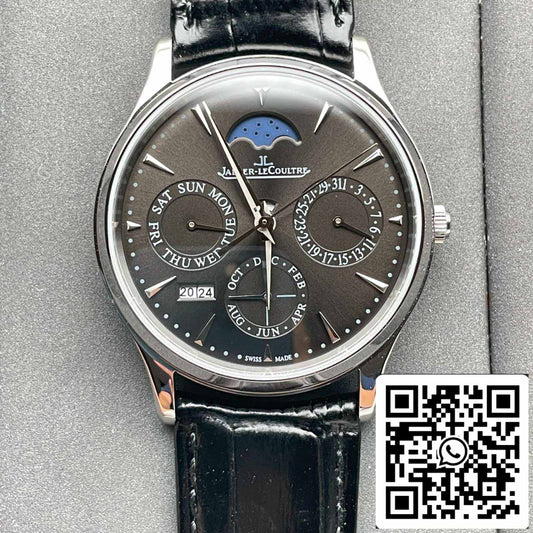 Jaeger LeCoultre Master Ultra Thin 130354J 1:1 Best 에디션 V9 팩토리 Gray Dial Swiss ETA868
