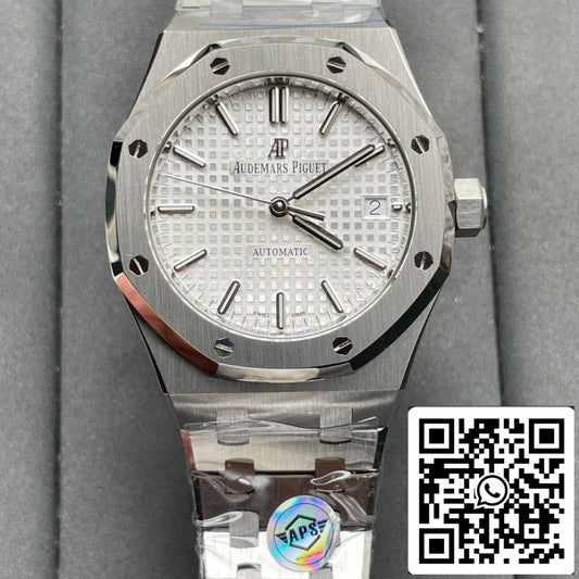 오데마 피게 로열 오크 15450ST.OO.1256ST.01 1:1 Best 에디션 APS 팩토리 V3 Silver Dial