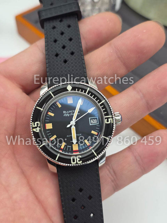 Blancpain Fifty Fathoms Barakuda 5008B 1130 B52A 1:1 Best 에디션 ZF 팩토리 블랙 다이얼