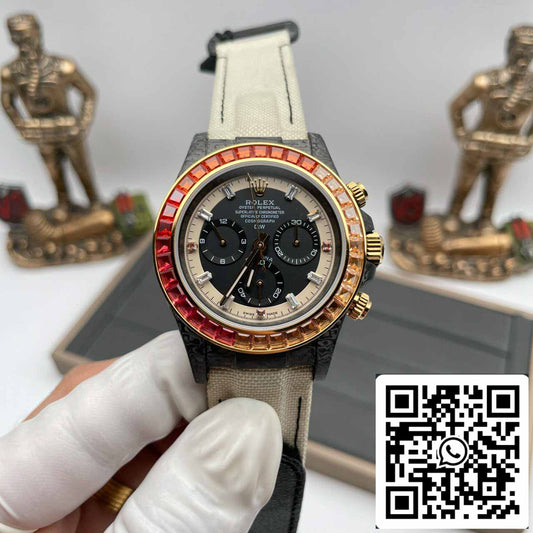 롤렉스 데이토나 Cosmograph Diw Custom Version 1:1 Best 에디션 Diw 팩토리 블랙 다이얼
