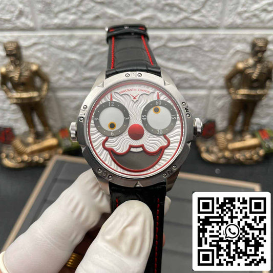Konstantin Chaykin Joker K07 화이트 다이얼 Red Strap 1:1 Best 에디션 TW 팩토리 V3s Version