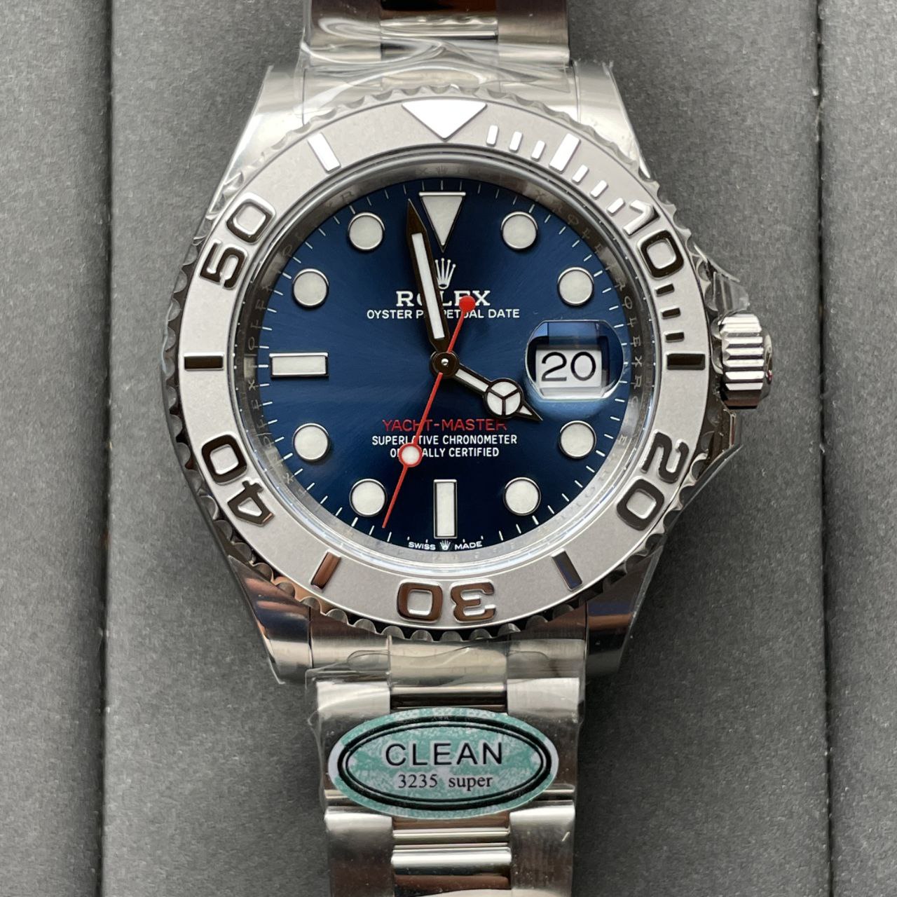 롤렉스 Yacht Master M126622-0002 1:1 Best 에디션 Clean 팩토리 블루 다이얼 newest version