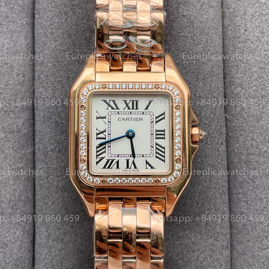 Panthere De Cartier WJPN0009 27MM 1:1 Best 에디션 BV 팩토리 로즈 골드