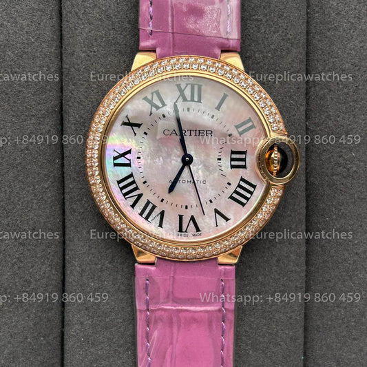 Ballon Bleu De 까르띠에 WE902066 1:1 Best 에디션 V6 팩토리 V4 로즈 골드