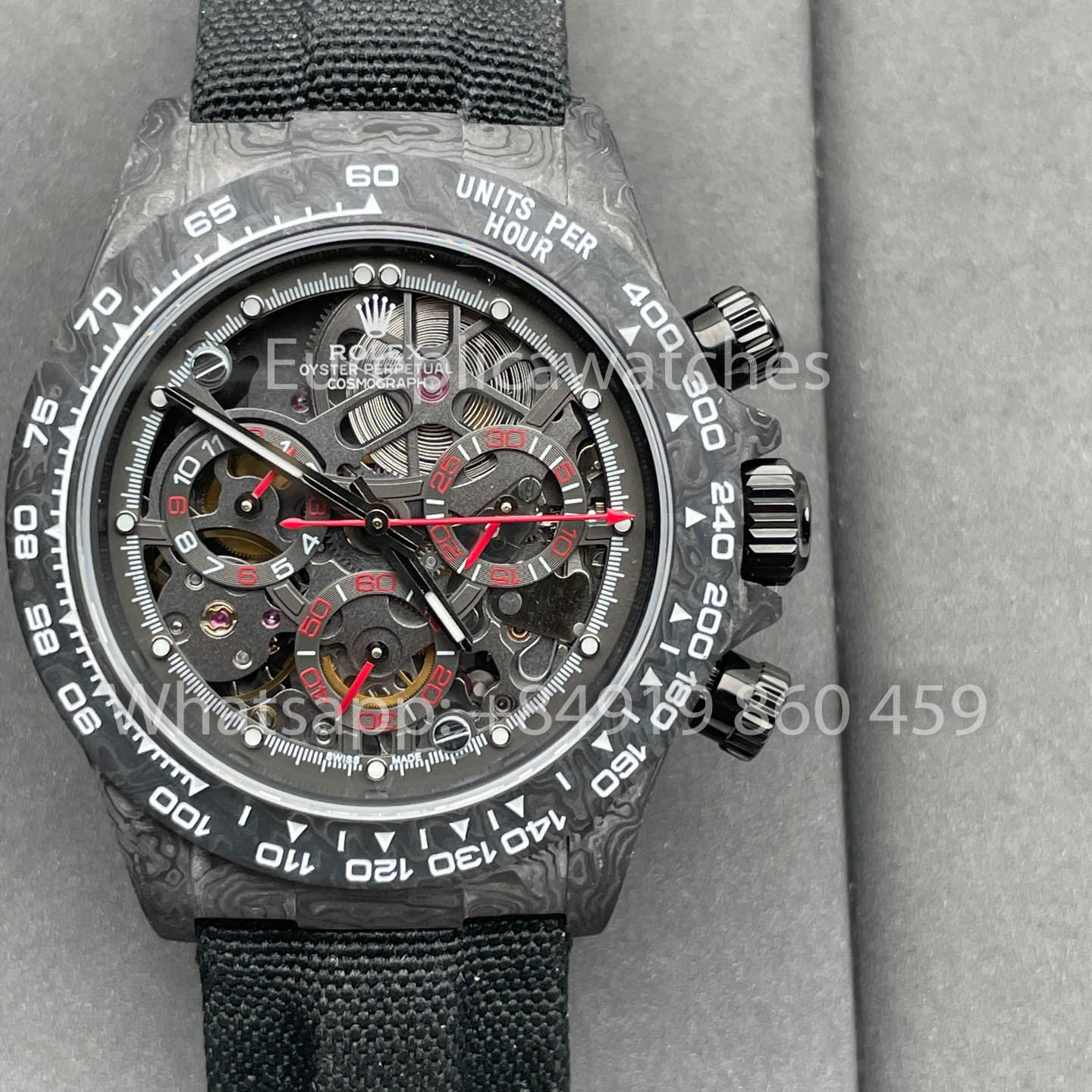 롤렉스 데이토나 Skeleton Dial Diw Custom NTPT Carbon Case 1:1 Best Clone