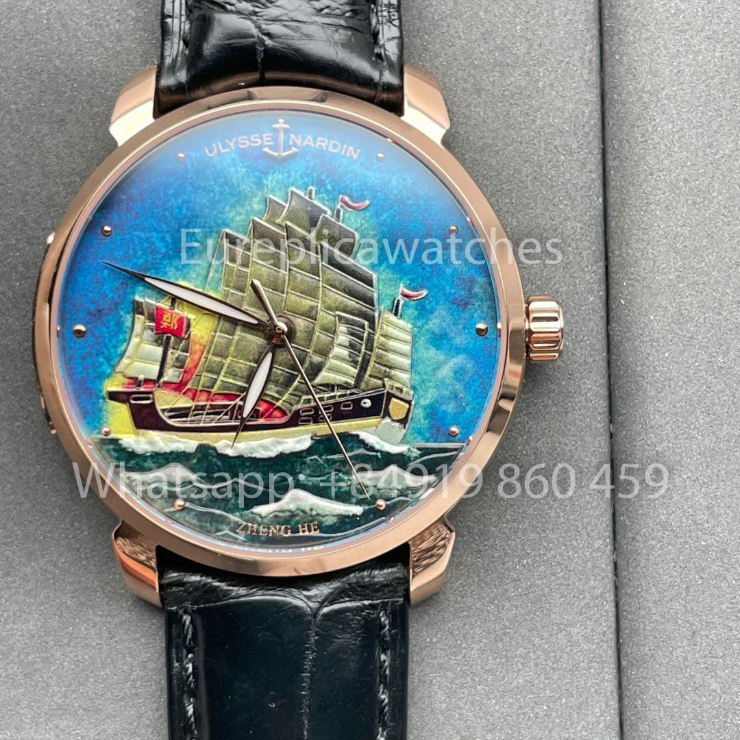Ulysse Nardin 8152-111-2/ZHENGHE Classico 1:1 Лучший клон