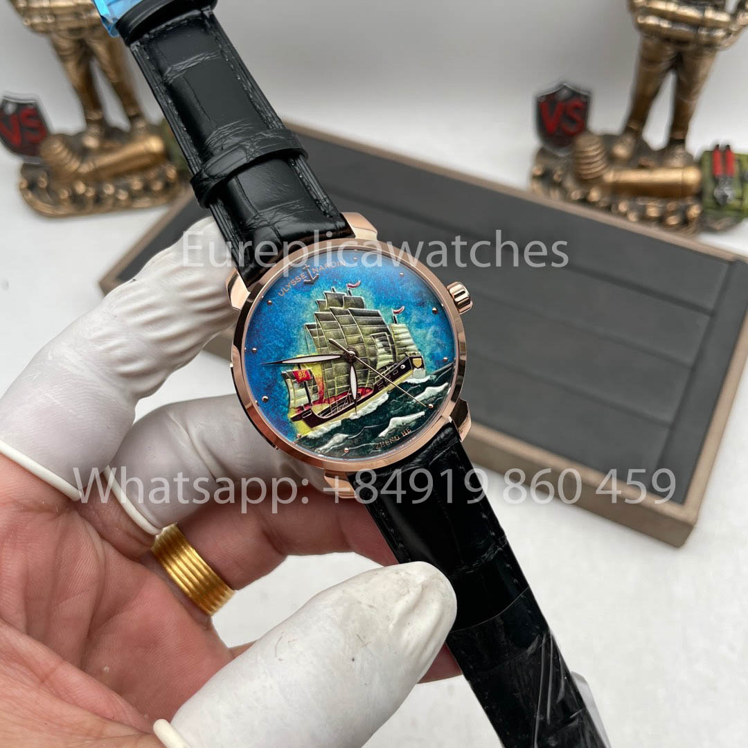 Ulysse Nardin 8152-111-2/ZHENGHE Classico 1:1 Лучший клон