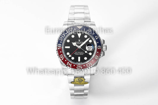 롤렉스 GMT Master II M126719blro-0003 1:1 Best Clone Gold 팩토리 블랙 다이얼 V3 Ultimate
