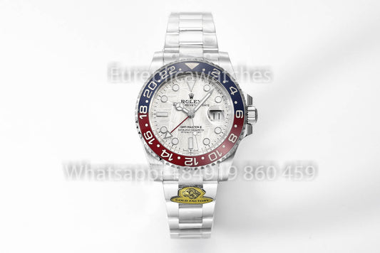 롤렉스 GMT Master II M126719blro-0002 1:1 Best Clone Gold 팩토리 Meteorite Dial V3 Ultimate