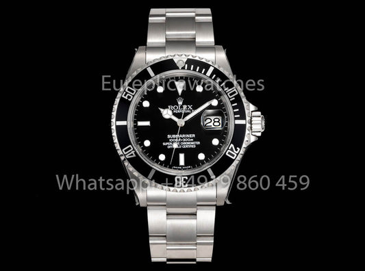 롤렉스 서브마리너 16610 Series TM 팩토리 1:1 Best Clone 블랙 Bezel Inner Ring without Text