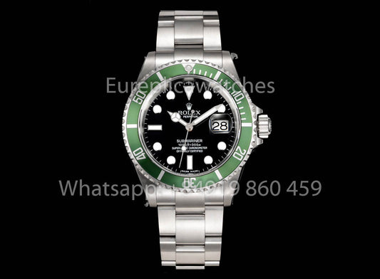 롤렉스 서브마리너 16610 Series TM 팩토리 1:1 Best Clone 그린 Bezel Inner Ring without Text