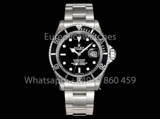 롤렉스 서브마리너 16610 Series TM 팩토리 1:1 Best Clone 블랙 Bezel Inner Ring with Text