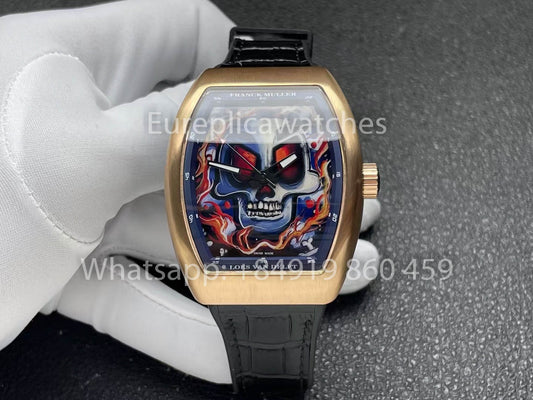 Franck Muller Vanguard Loes Van Delft 1:1 Best Clone ABF 팩토리 로즈 골드