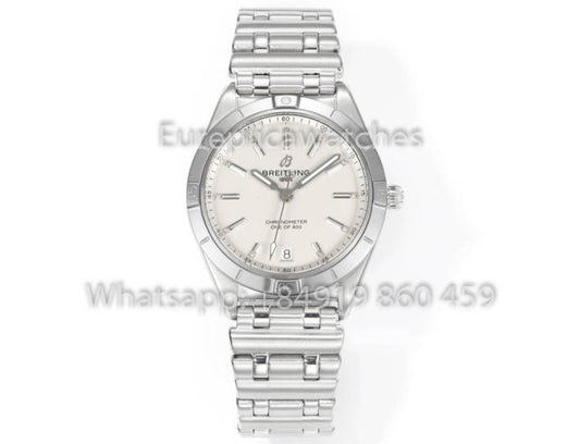 Breitling Chronomat 36 UNWORN 2022 A10380591L1A1 Series 1:1 Super Clone BLS 팩토리 화이트 다이얼