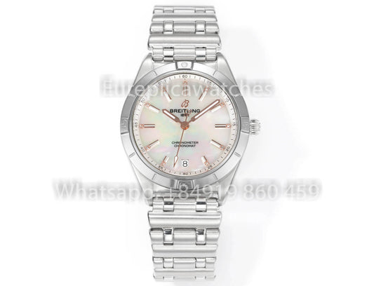 Breitling Chronomat 36 UNWORN 2022 A10380591L1A1 Series 1:1 Super Clone BLS 팩토리 MOP Dial