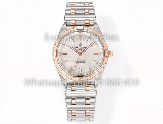 Breitling Chronomat 36 UNWORN 2022 A10380591L1A1 Series 1:1 Super Clone BLS 팩토리 Mother of Pearl dial