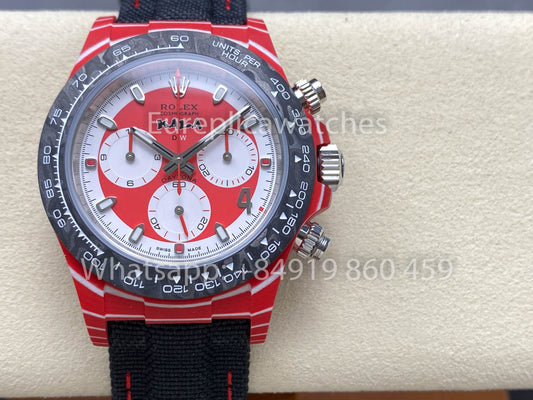 롤렉스 데이토나 Diw KAKHA KALADZE Red Carbon Diw 팩토리 1:1 Super Clone