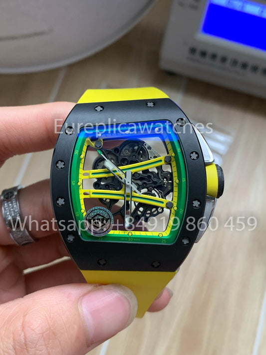 Richard Mille RM 61-01 세라믹 Orange Strap 1:1 베스트 버전 APS 팩토리