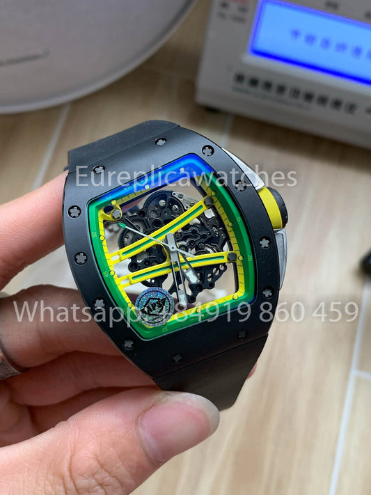 Richard Mille RM 61-01 세라믹 블랙 Strap 1:1 베스트 버전 APS 팩토리