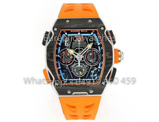 RICHARD MILLE RM 65-01 McLaren W1 RM 팩토리 1:1 베스트 버전 Orange Strap