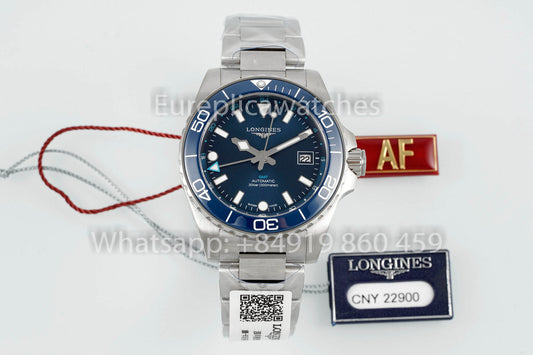 Longines HydroConquest GMT L3.790.4.96.6 블루 다이얼 1:1 베스트 버전 AF 팩토리