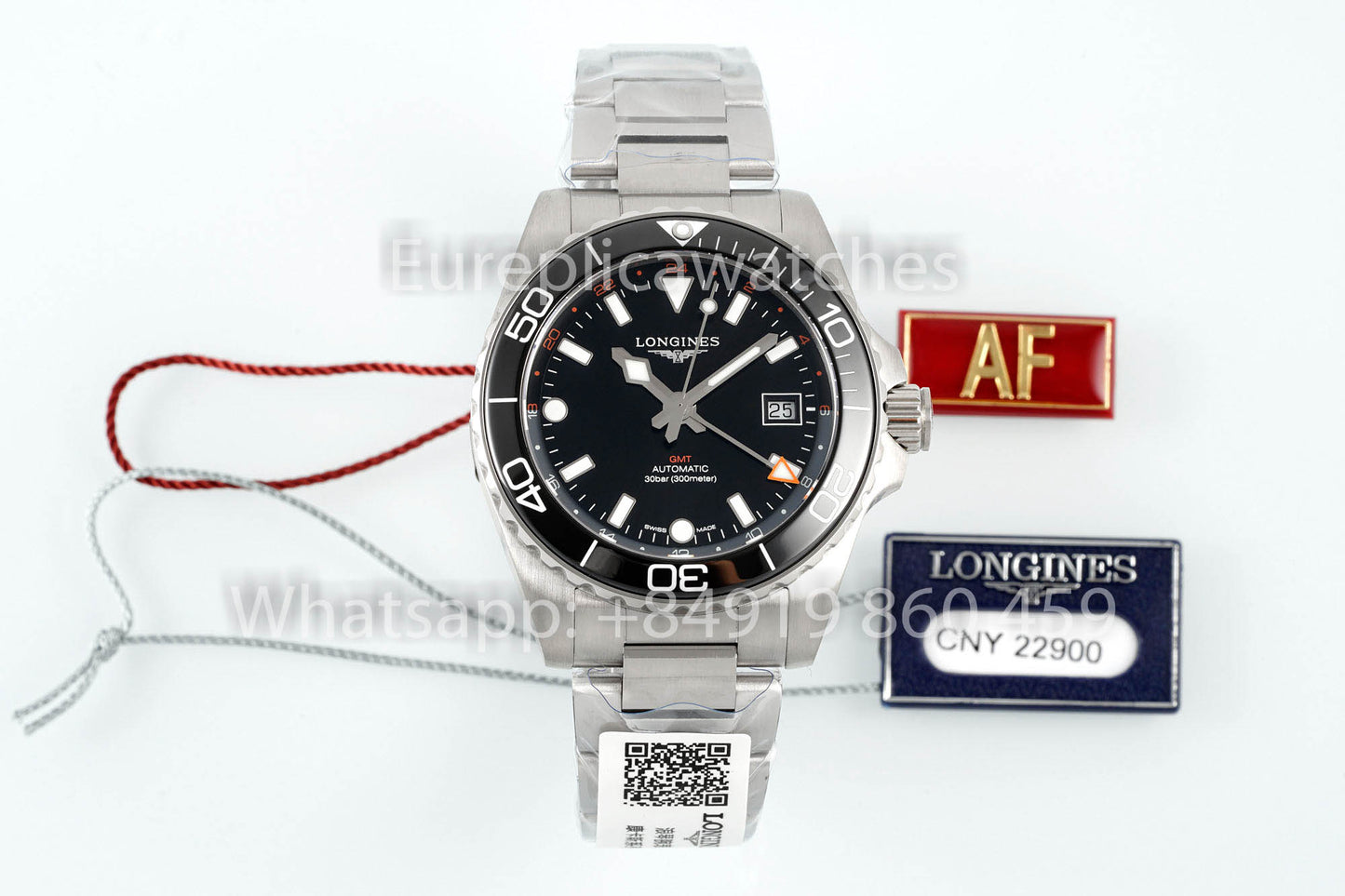 Longines HydroConquest GMT L3.890.4.56.6 Цветной тон 1:1 베스트 버전 AF 팩토리