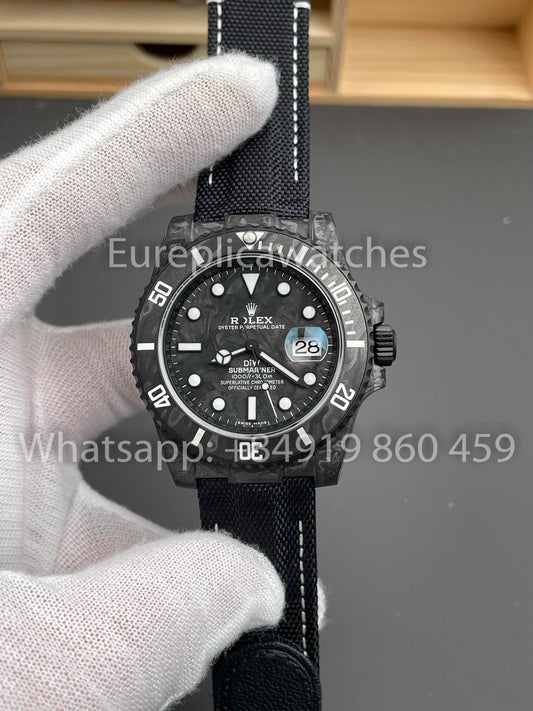 롤렉스 서브마리너 Diw Carbon custom 1:1 VS 팩토리 블랙 에디션 2025