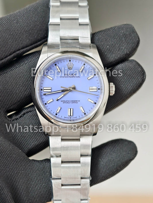 롤렉스 오이스터 Perpetual M126000 36mm KRF 팩토리 1:1 베스트 버전 Purple Dial