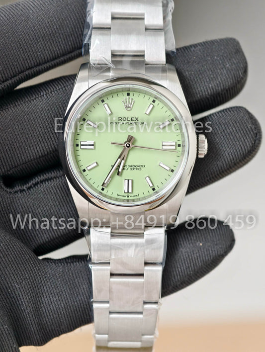 롤렉스 오이스터 Perpetual M126000 36mm KRF 팩토리 1:1 베스트 버전 그린 다이얼