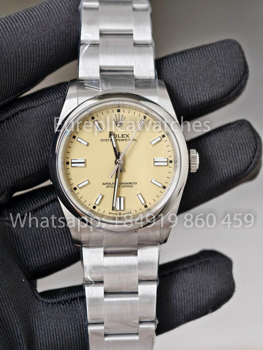 롤렉스 오이스터 Perpetual M126000 36mm KRF 1:1 베스트 버전 Yellow Dial