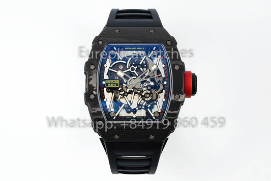 Richard Mille RM035-02 Rafael Nadal 1:1 베스트 버전 APS 팩토리 블랙 Strap